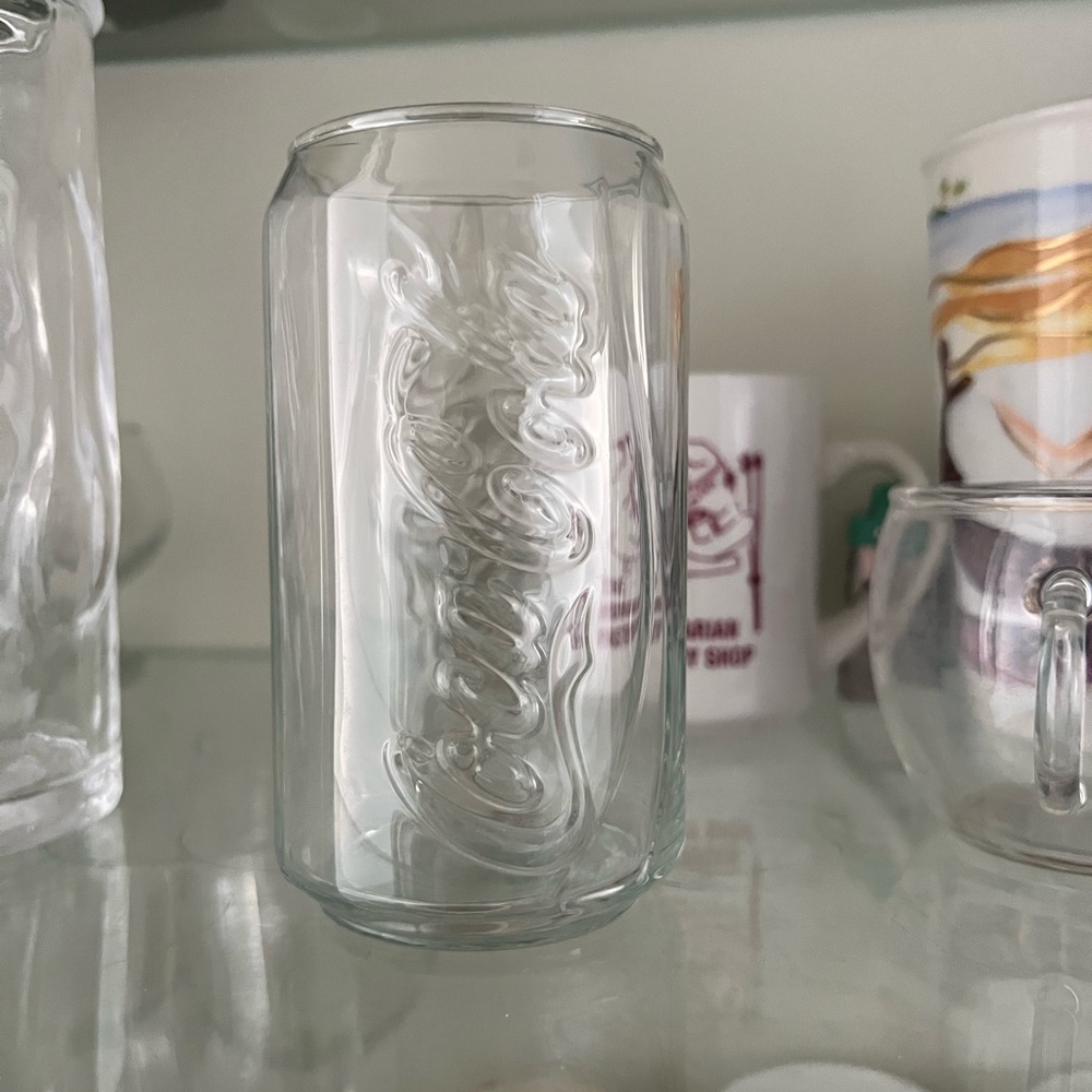 Coca cola vintage glass soda cup mug